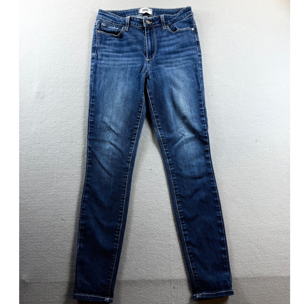 PAIGE Hoxton Ultra Skinny Women 28 Blue High Rise Stretch Denim 28x28
